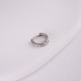 Încărcați imaginea în vizualizatorul Galerie, inagio 925 silver diamond 6mm hoop