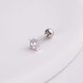 Încărcați imaginea în vizualizatorul Galerie, inagio 925 silver diamond mini diamond barbell piercing