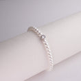 Încărcați imaginea în vizualizatorul Galerie, INAGIO 925 silver diamond pearl bracelet