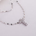 Load image into Gallery viewer, INAGIO 925 silver cross double pendant chain