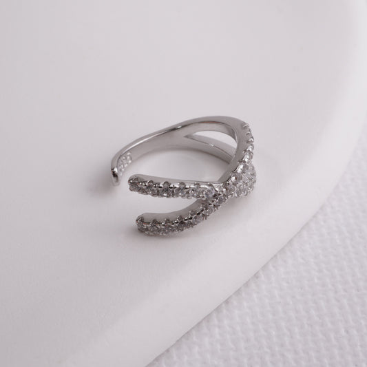 INAGIO 925 silver diamonds extra cuff