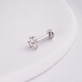 Încărcați imaginea în vizualizatorul Galerie, inagio 925 silver diamonds flower labret piercing
