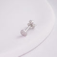 Încărcați imaginea în vizualizatorul Galerie, inagio 925 silver diamonds flower labret piercing
