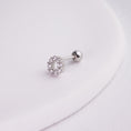 Load image into Gallery viewer, inagio 925 silver diamonds mini circle barbell

