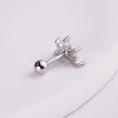 Încărcați imaginea în vizualizatorul Galerie, inagio 925 silver diamond mandala barbell piercing
