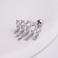 Load image into Gallery viewer, INAGIO 925 silver diamond drape barbell
