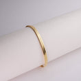 Load image into Gallery viewer, INAGIO 14K gold plated silver snake bracelet
