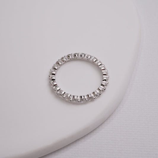 INAGIO 925 silver diamonds ring 