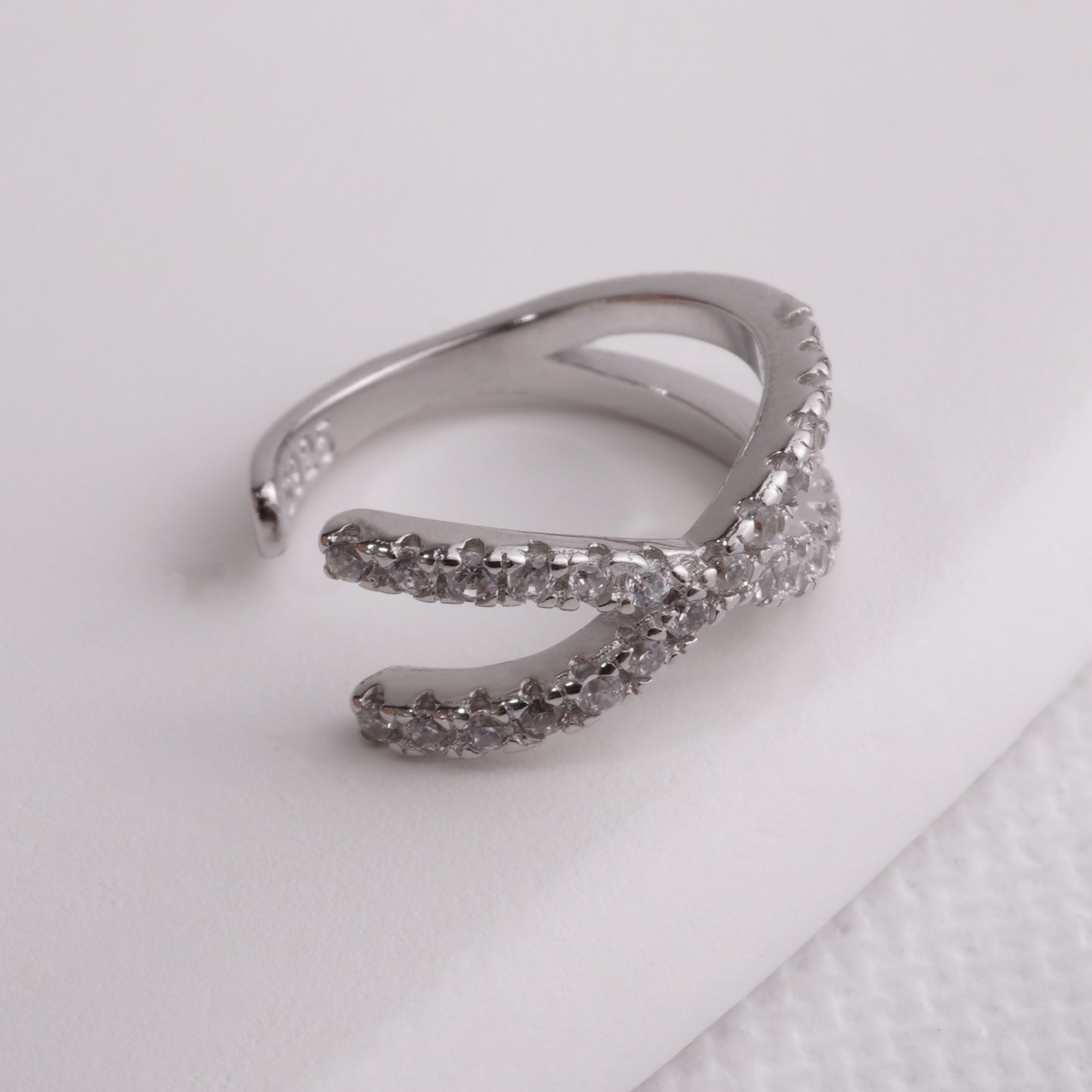 INAGIO 925 silver diamonds extra cuff